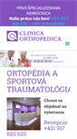 Mobile Screenshot of clinicaorthopedica.sk